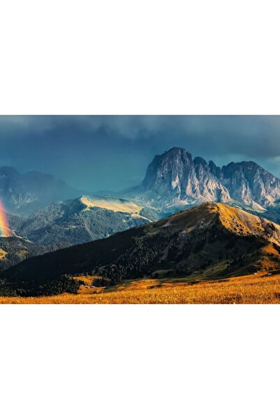 Zumzeria Πίνακας σε καμβά με θέμα Υπέροχα φυσικά τοπία στις Δολομίτες, Άλπεις...