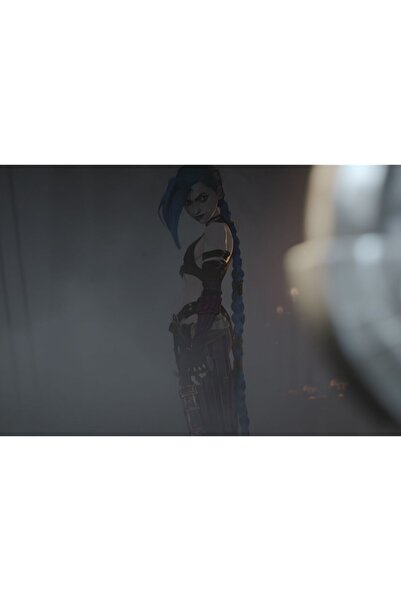 Zumzeria Tablou Canvas Arcane Jinx League Of Legends, 80x50cm, tablou1482, Zu...