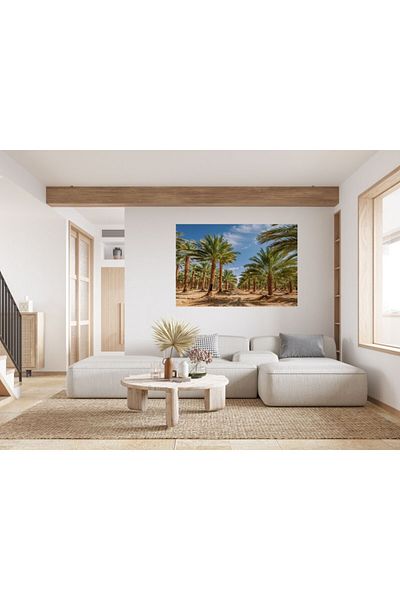 Zumzeria Tablou Canvas Date Palms Plantations, 80x50cm, tabloucanvas488, Zumzeria ®