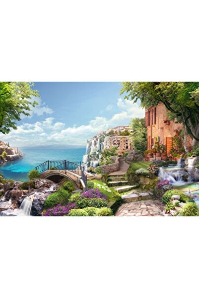 Zumzeria Καμβάς Tablou Τα Αρχαία Σπίτια της Ιταλίας, 80x50εκ., tabloucanvas733,