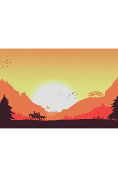 Zumzeria Πίνακας σε καμβά Red Dead Redemption, 80x50εκ., tableau945,