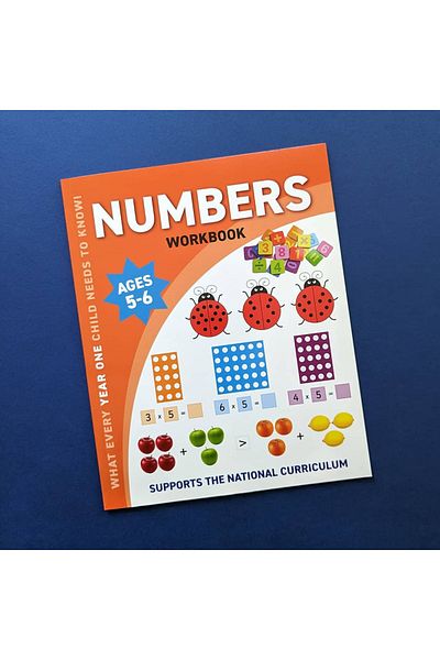 North Parade Publishing Numbers Workbook - English Language - Numbers Workbook - Ages 5-6