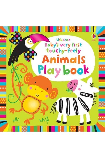 Usborne Carte cu animale - Primul caiet de joc cu animale sensibile al copilului