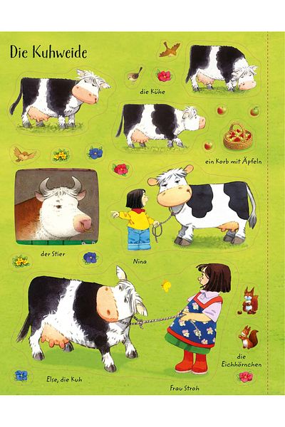 Usborne Poppy And Sam's Animals Sticker Book