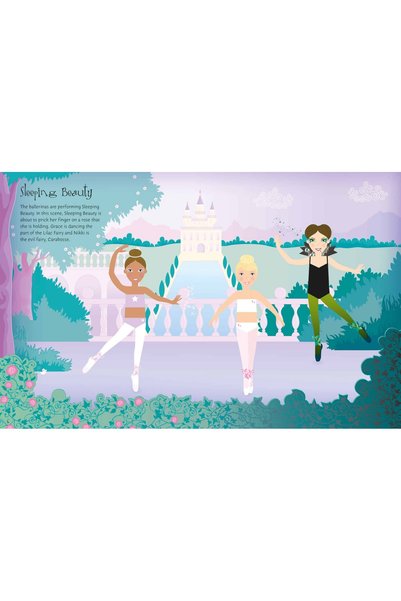Usborne Autocolant Dolly Dressing Ballerinas