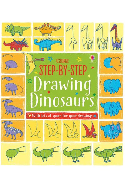 Usborne Children's Book, , Step-by-step Drawing Dinosaurs, 4 Years