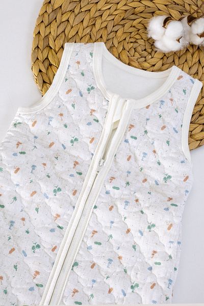 Sitilin Baby Thick Fiber Sleeping Bag Inner and Dental Fabric 100% Natural Cotton Double Layer Special Fabric Unisexstl6051