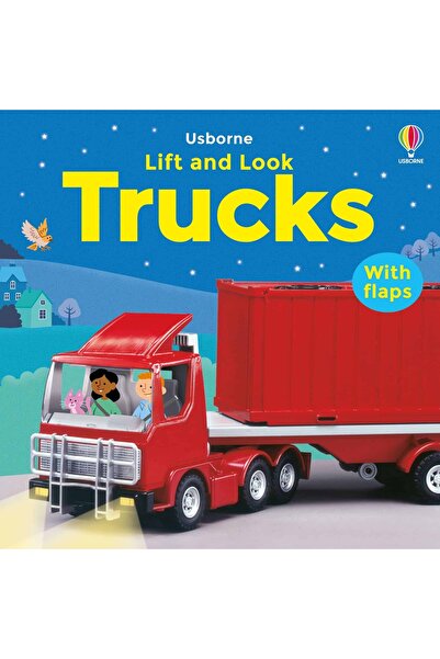 Usborne Carte pentru copii, Usborne, Lift and Look Trucks, 12+ luni