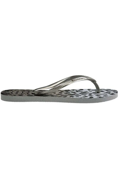 Havaianas Slim Black Leopard Women's Slippers