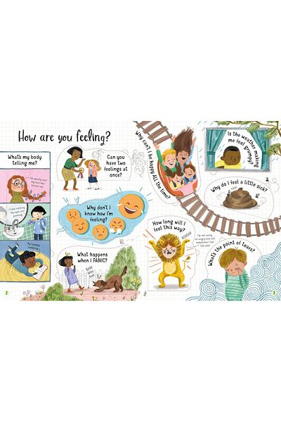 Usborne Lift-the-Flap Questions and Answers About Feelings