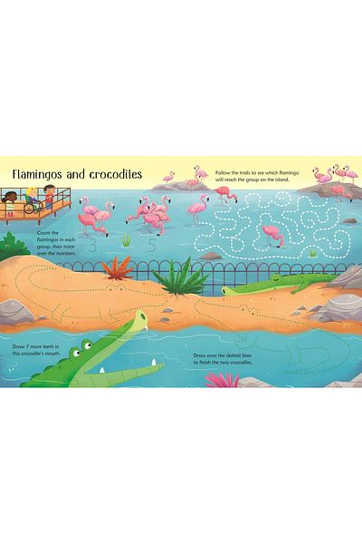 Usborne Write and Erase - Wipe-clean Zoo Activities
