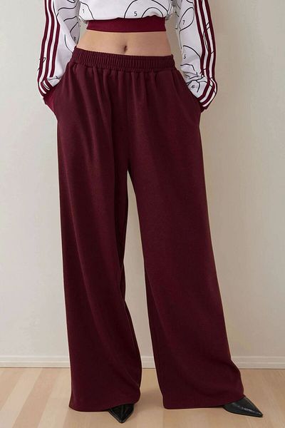 Hiccup Pantaloni tricotați cu talie elastică și picioare largi