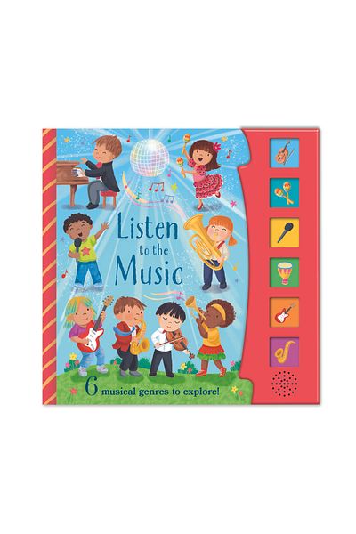 North Parade Children's Book, , 6 Button Sound Boconfirmat - Listen To The Music, 3 Years
