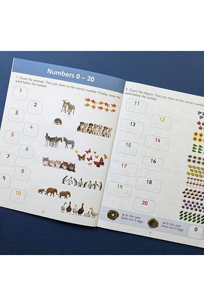 North Parade Publishing Numbers Workbook - English Language - Numbers Workbook - Ages 5-6