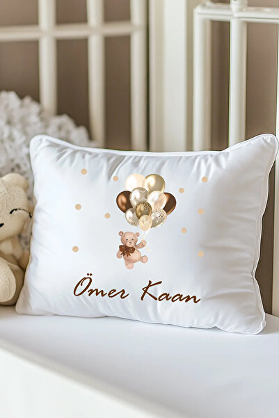 Moda Lime İsme Özel Baskılı Bebek Dolgulu Yastık