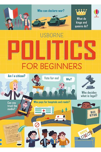 Usborne Children's book, Usborne, Politics for Beginners, 10+ years