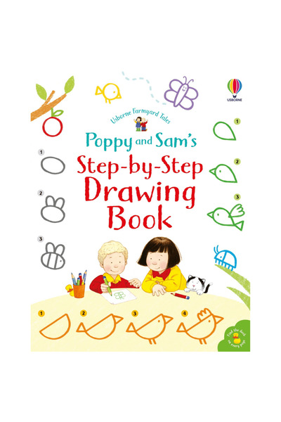 Usborne Children's book - Poppy and Sam's Step-by-Step Drawing Book