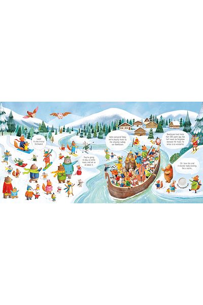 Usborne The Animal Orchestra Plays Beethoven – Beethoven Soundtrack Book