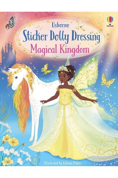 Usborne Children's Book, , Sticker Dolly Dressing Magical Kingdom, 5 Years