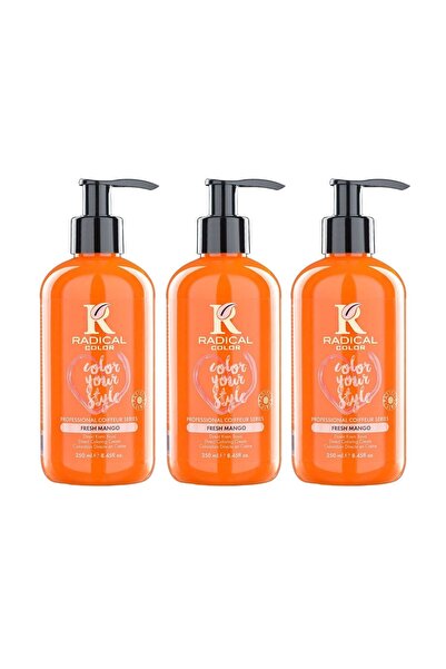 Radical Color Freshmango Amonyaksız Su Bazlı Saç Boyası 250 ML 3 Adet Mango