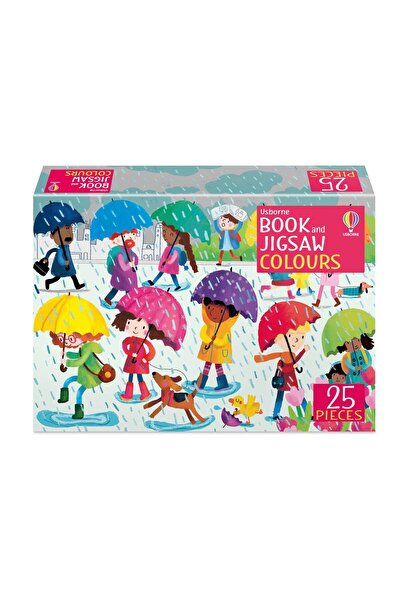 Usborne Carte pentru copii, Usborne, Book and Jigsaw Colours, 3+ ani