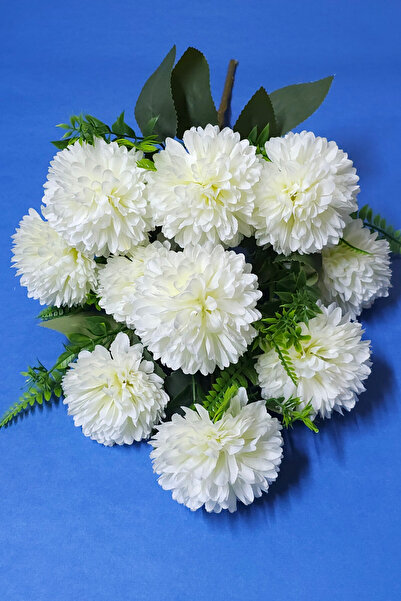 MD Aspiz Flowers باقة أقحوان صناعية فاخرة 9 لو (بدون وعاء) قرنفل جيلدر باقة ا...