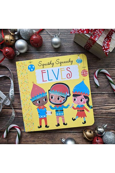 North Parade Children's Book, , Xmas Silicone Squeaky Bks - Elves, 0 Years