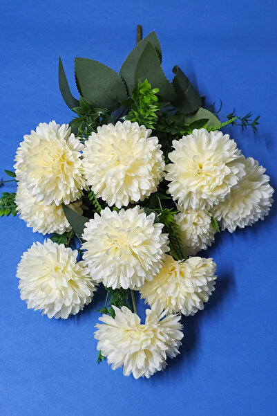MD Aspiz Flowers Yapay Lüx Krizantem Demeti 9Lu ( SAKSISIZ ) Karanfil Kartopu...