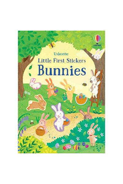 Usborne Children's book with bunnies - Little First Stickers Bunnies