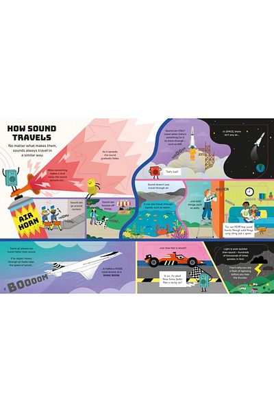 Usborne Children's book, Usborne, How It Works: Sound, 7+ years