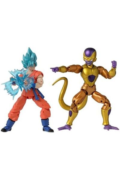 STOREMAX حزمة Lvnmblya Super Saiyan Blue Goku vs Golden Frieza، متجر Dragon Stars Series Deesing