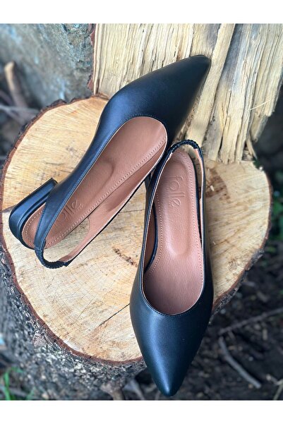 EREN SHOES BAG Balerini de damă HOPE din piele naturală cu spatele deschis