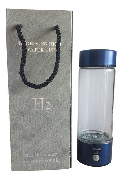 blossom Hydrogenated, Ionized and Plasma Water Generator Bottle - 420 ml, ARVADA, USB Power Supply,