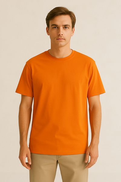 karikatürstore Basic Crew Neck Short Sleeve Quality T-Shirt