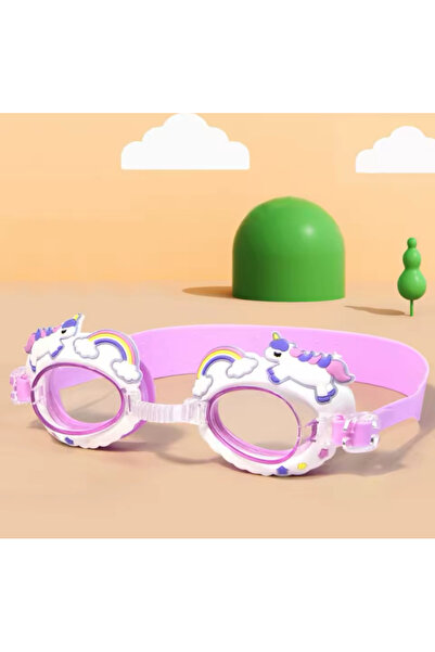 synshop نظارات سباحة يونيكورن سي بول للأطفال والبنات مع أداة ضبط سدادة الأذن