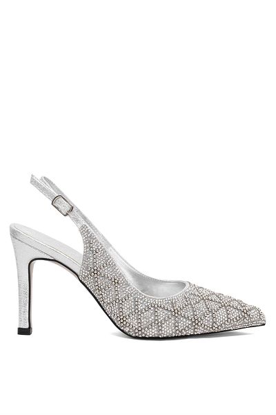 Beety 25By223.1001T Women's Classic Heeled Shoes Silver