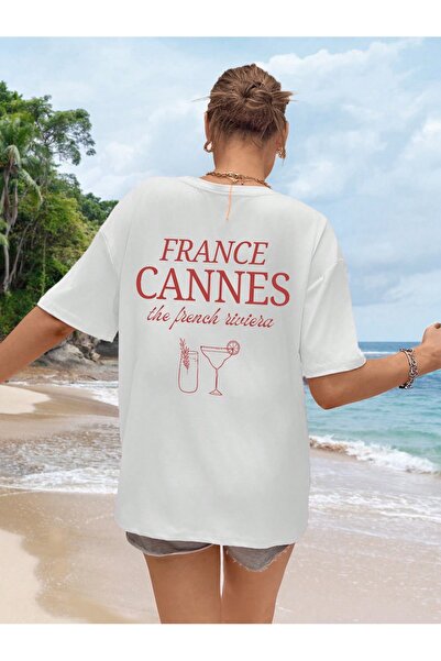 Jose Clothing Tricou imprimat cu mânecă scurtă cu croială supradimensionată