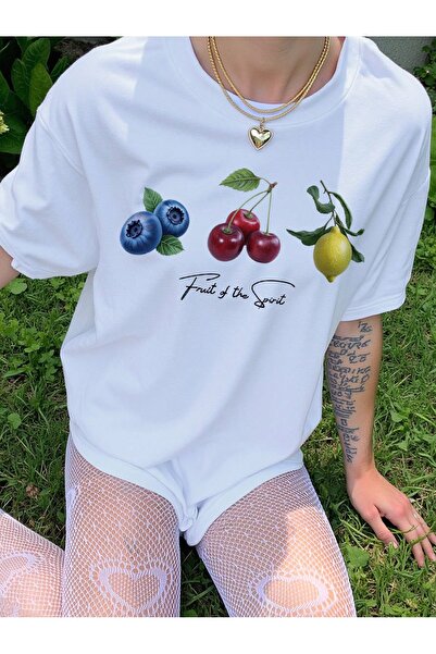 Jose Clothing Tricou imprimat cu mânecă scurtă cu croială supradimensionată