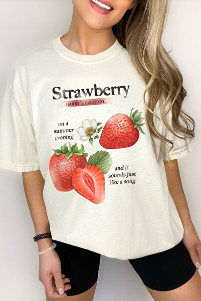 Jose Clothing Tricou imprimat cu mânecă scurtă cu croială supradimensionată