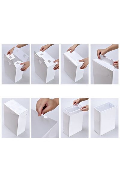 Flippy Shoe Box, Plastic, Stackable, Front Door, 31 X 21.5 X 12.5 Cm, ​​Transparent