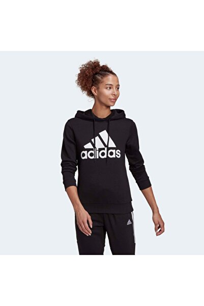 adidas Γυναικείο μαύρο φούτερ Essentials Relaxed Logo (GM5514)