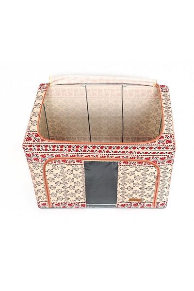Flippy 66 L Cotton Storage Box, 52 X 42 X 39 Cm, Metal Frame, Traditional Plastic Base Support