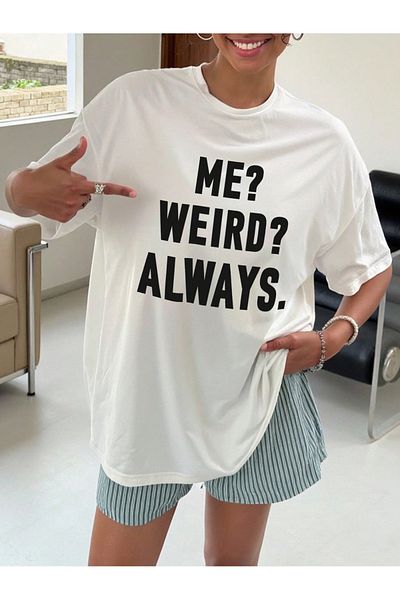 Bengi Clothing Tricou imprimat cu mânecă scurtă cu croială supradimensionată