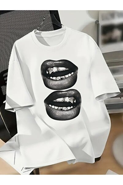 Bengi Clothing Oversize Cut rövid ujjú nyomott póló