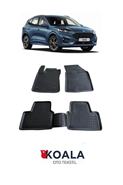 KoalaOtoTekstil Ford Kuga 2020-2025 Havuzlu Paspas Araca Özel