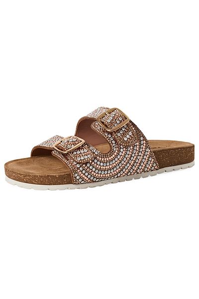 Tamaris Damen Sandalen 1-27415-44 Rosa 586 Rose Glam Leder