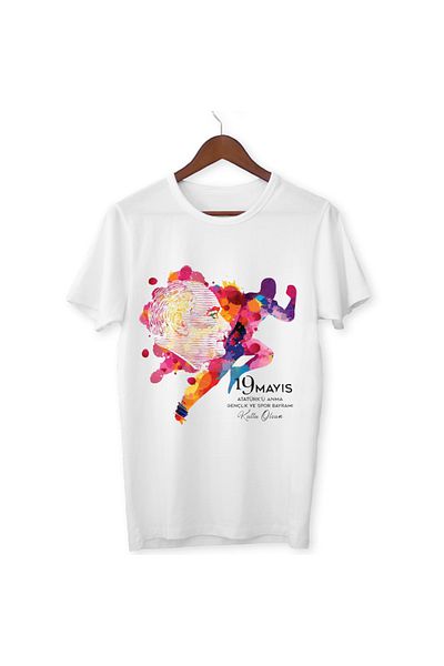 ALPŞAN TİCARET 19 mai Tricou Ziua Tineretului și Sportului Copii Adulti Tricou alb Tricou unisex