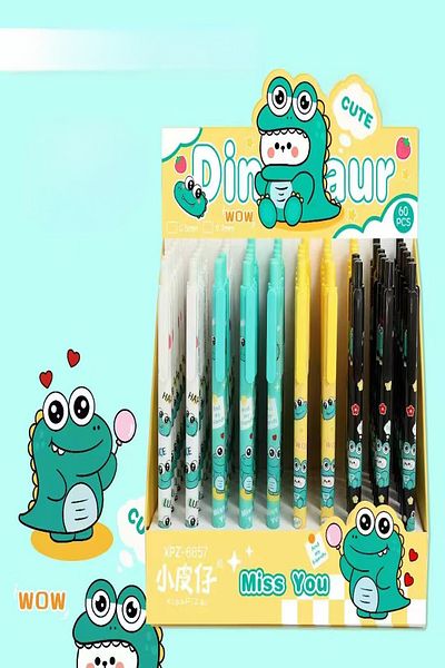 Bold Grup Cute Dinosaur 0.7 Nib Set of 4 Pens