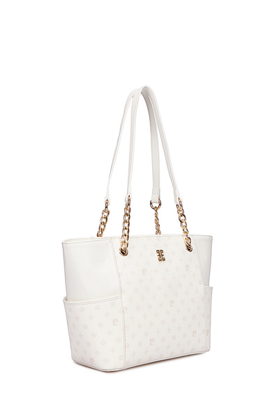 Pierre Cardin Bone Monogram Women's Shoulder Bag 05Po25Y1890