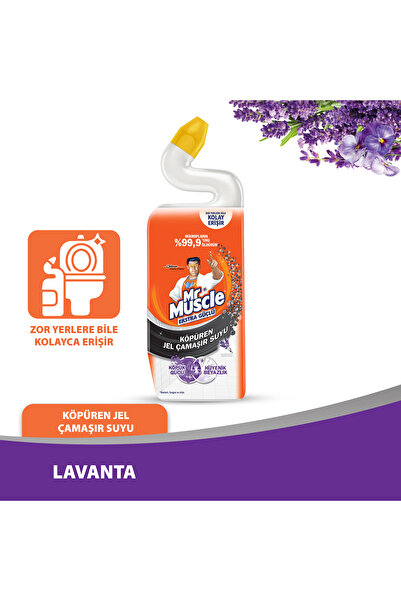 Mr. Muscle Ekstra Güçlü Kireç Sökücü Köpüren Çamaşır Suyu Lavanta 750 ml